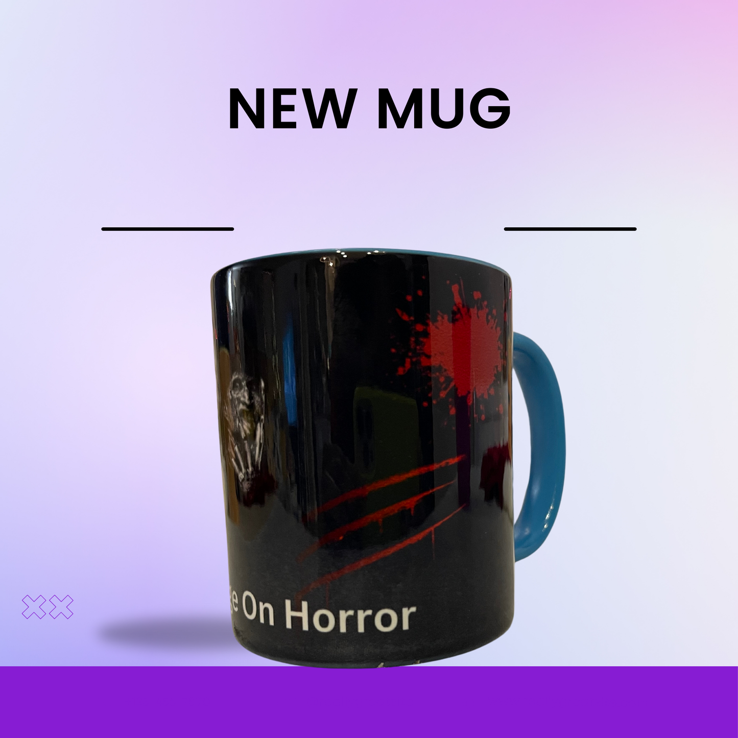 Freddy and Michael Born to Binge on Horror Mug